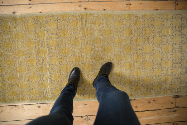 2.5x8 Vintage Distressed Khotan Rug Runner // ONH Item ee004181 Image 1