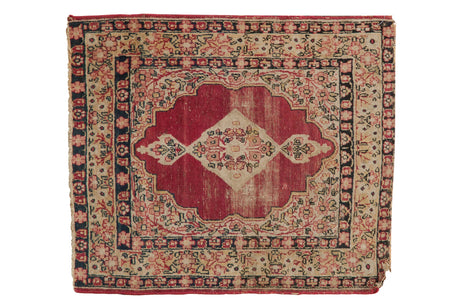 2x2.5 Antique Kerman Square Rug Mat // ONH Item ee004182