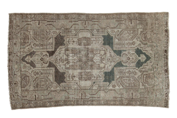 3.5x6 Vintage Distressed Hamadan Rug // ONH Item ee004186