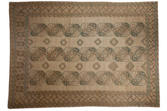 9.5x13.5 Vintage Distressed Ersari Carpet // ONH Item ee004194