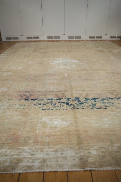 9.5x13.5 Vintage Distressed Kashan Carpet // ONH Item ee004199 Image 3