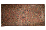 Hand-knotted vintage Mahal carpet, 9'1