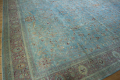 9.5x15.5 Vintage Distressed Meshed Carpet // ONH Item ee004211 Image 6