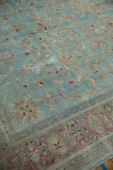 9.5x15.5 Vintage Distressed Meshed Carpet // ONH Item ee004211 Image 8