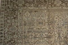 8x11.5 Vintage Distressed Karaja Carpet // ONH Item ee004212 Image 2