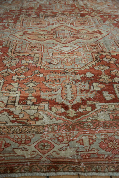 8.5x11 Vintage Distressed Heriz Carpet // ONH Item ee004213 Image 8