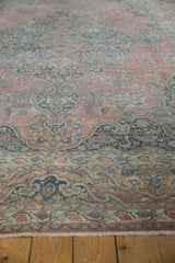 8.5x11 Vintage Distressed Khorossan Carpet // ONH Item ee004220 Image 3