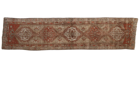 2.5x10 Vintage Distressed Fragment Serab Rug Runner // ONH Item ee004222