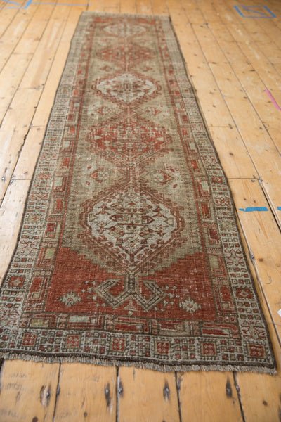 2.5x10 Vintage Distressed Fragment Serab Rug Runner // ONH Item ee004222 Image 7