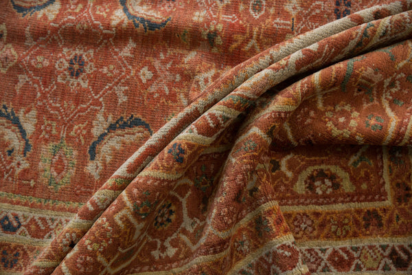 10.5x14.5 Vintage Mahal Carpet // ONH Item ee004227 Image 11
