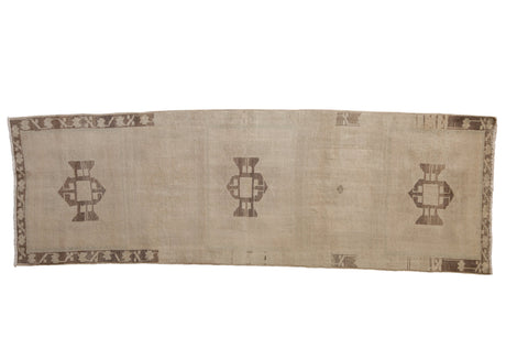 3x9 Vintage Distressed Oushak Rug Runner // ONH Item ee004230