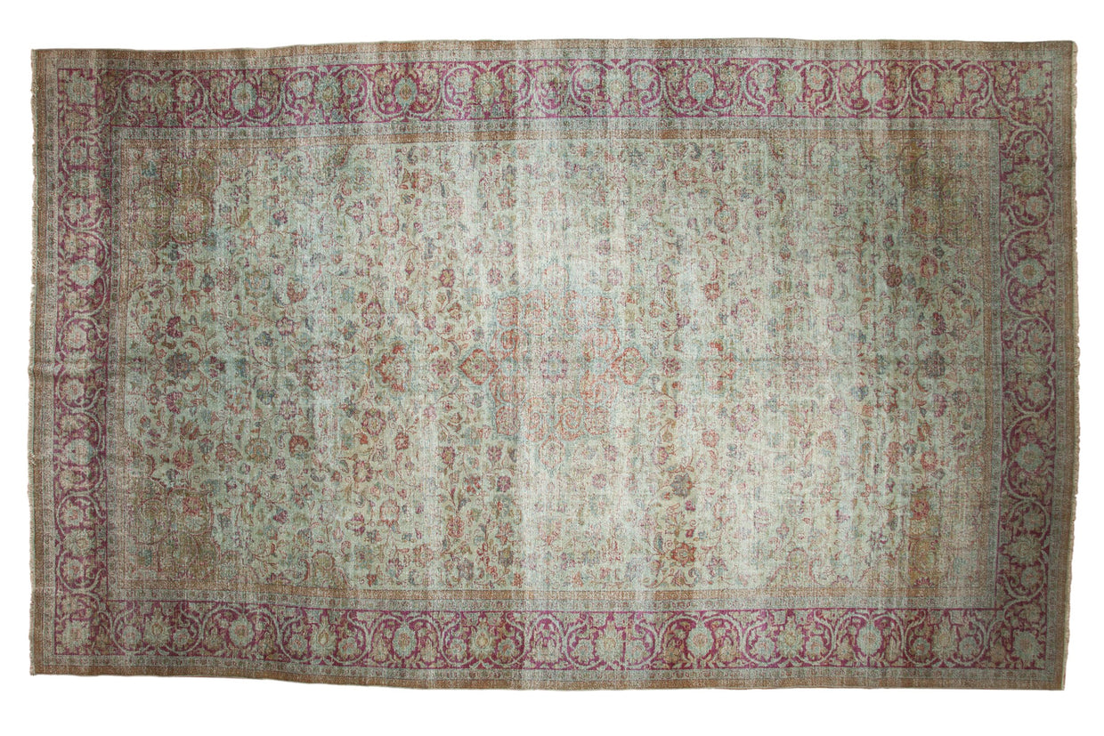 10x16 Vintage Distressed Mahal Carpet // ONH Item ee004234