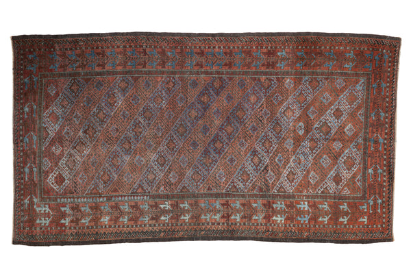 3.5x6 Vintage Distressed Belouch Rug // ONH Item ee004240