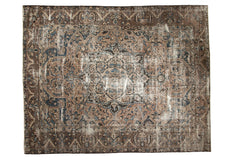 9.5x12 Vintage Distressed Bakhtiari Carpet // ONH Item ee004243
