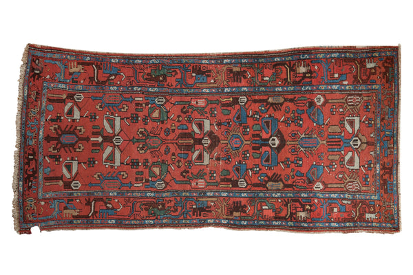 3.5x7 Vintage Borchalou Rug Runner // ONH Item ee004251