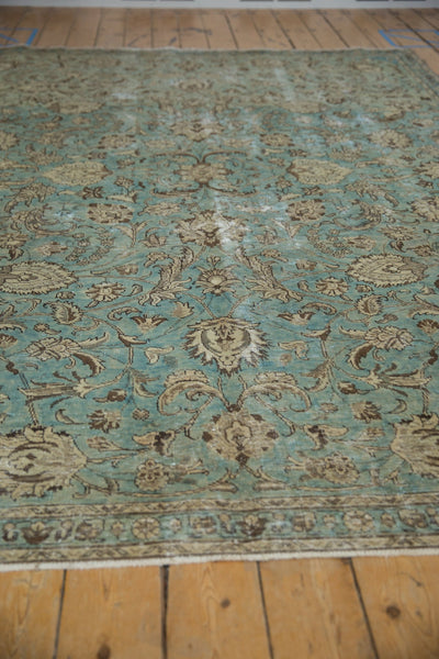 7x10 Vintage Distressed Fragment Tabriz Carpet // ONH Item ee004253 Image 9