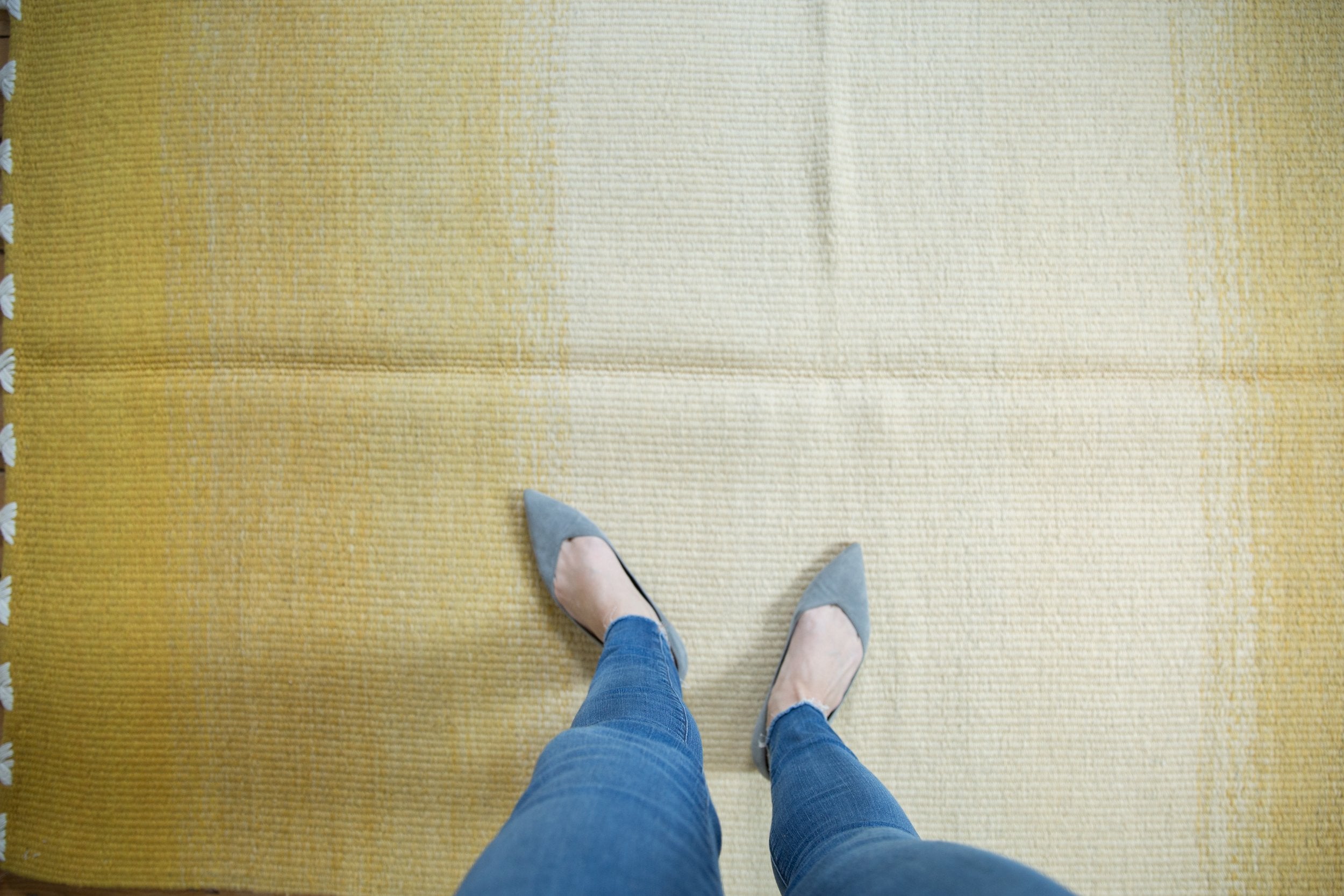 4x6.5 New Moroccan Rag Rug Design Rug // ONH Item ee004264 Image 1