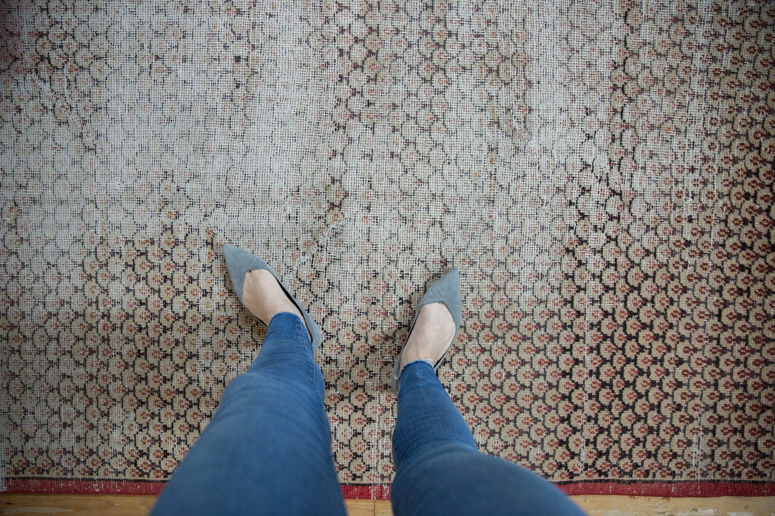 4x7.5 Vintage Fragment Sparta Rug // ONH Item ee004265 Image 1