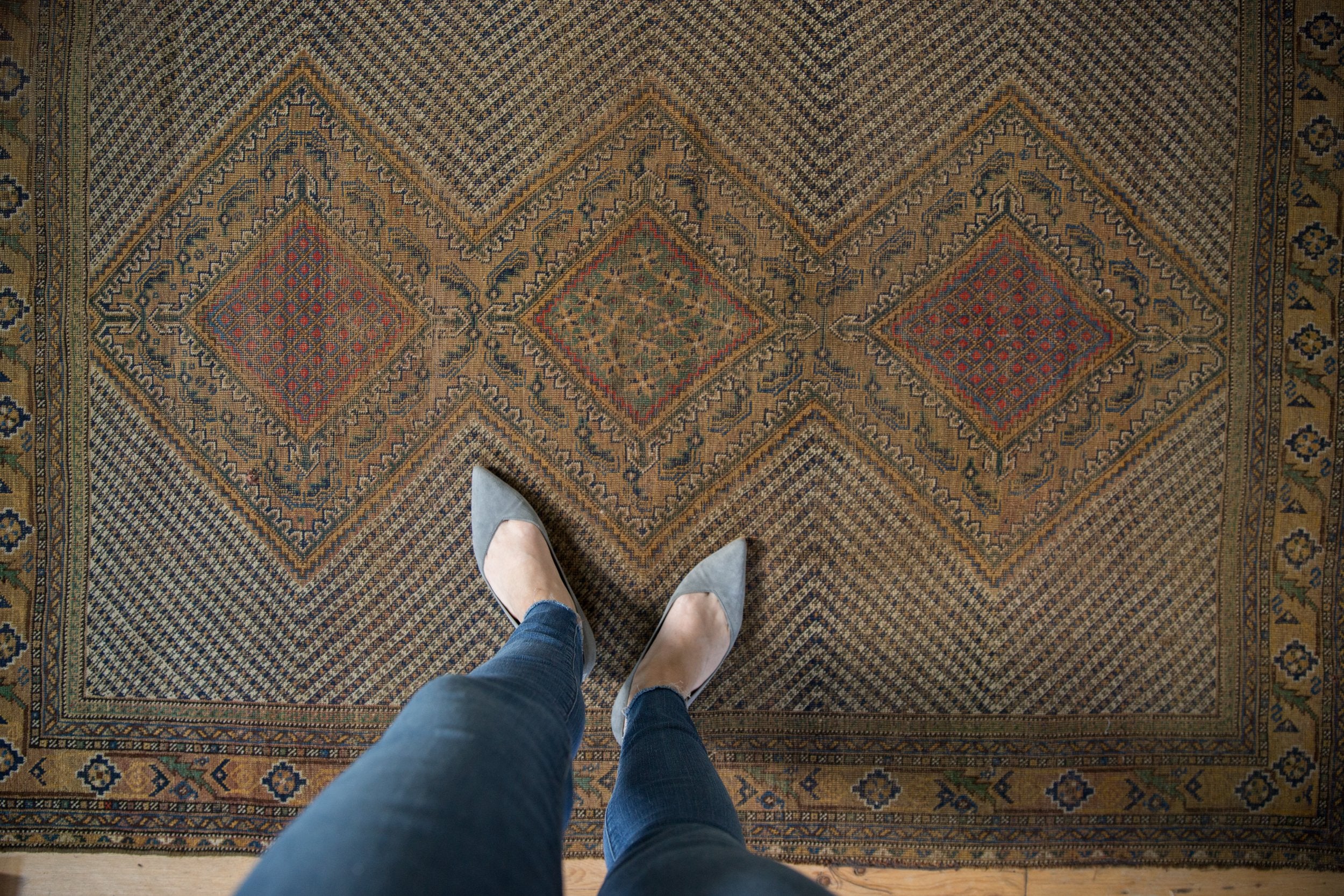 4.5x6 Antique Fine Afshar Rug // ONH Item ee004273 Image 1