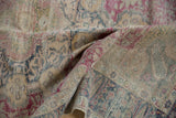 The weave and texture of a vintage Kaisary rug, showing the knot heads and foundation.