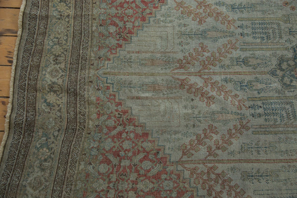 7.5x12 Antique Distressed Overdyed Bijar Carpet // ONH Item ee004276 Image 10