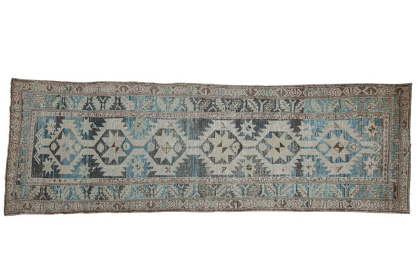 3.5x11 Vintage Distressed Northwest Persian Rug Runner // ONH Item ee004278