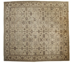 13.5x15 Egyptian Agra Design Square Carpet // ONH Item ee004281