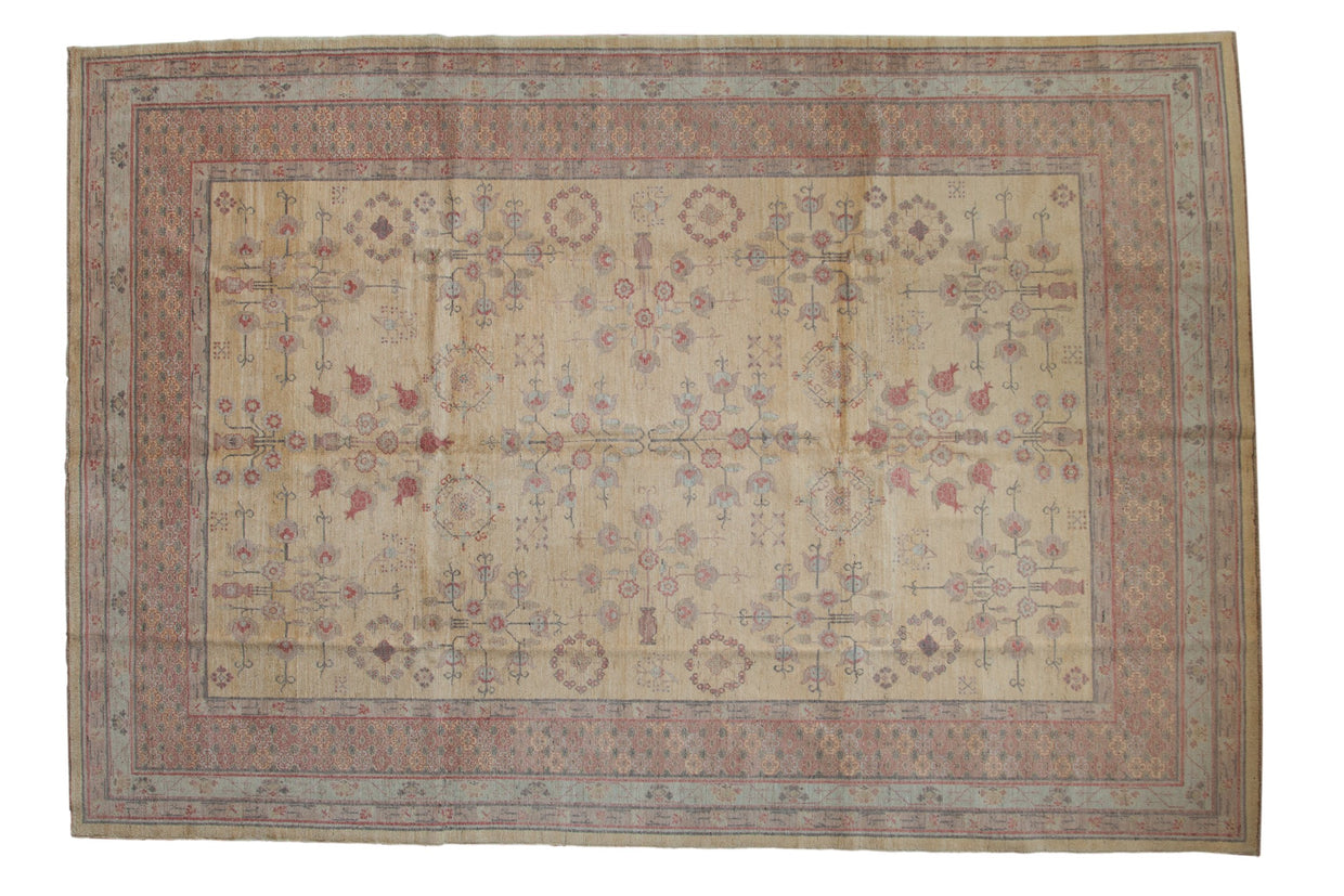 10x14 New Romanian Khotan Design Carpet // ONH Item ee004282