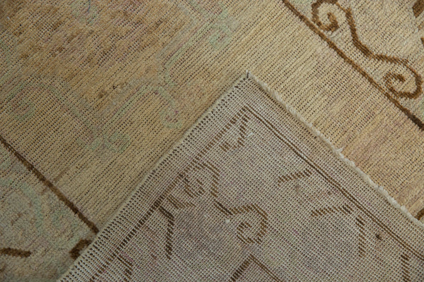 2.5x15.5 New Distressed Pakistani Khotan Design Rug Runner // ONH Item ee004283 Image 11