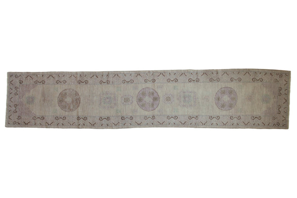 3x14 New Distressed Pakistani Khotan Design Rug Runner // ONH Item ee004284