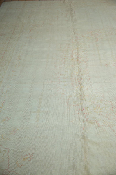 12.5x15.5 Vintage Distressed Oushak Carpet // ONH Item ee004285 Image 11
