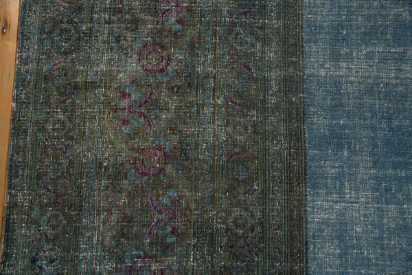 13x15.5 Vintage Distressed Overdyed Khorassan Carpet // ONH Item ee004288 Image 5