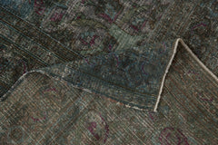 13x15.5 Vintage Distressed Overdyed Khorassan Carpet // ONH Item ee004288 Image 15