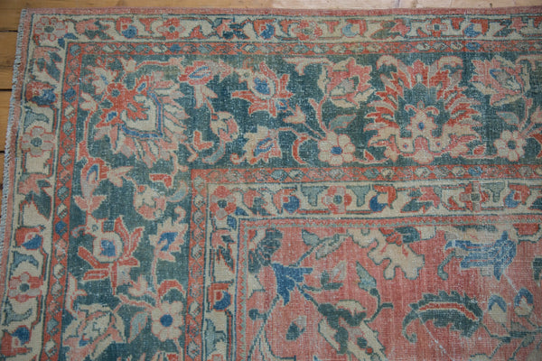 11x15.5 Vintage Distressed Mahal Carpet // ONH Item ee004290 Image 2