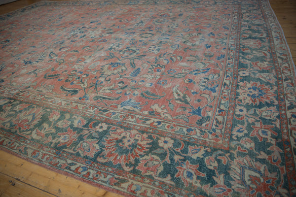 11x15.5 Vintage Distressed Mahal Carpet // ONH Item ee004290 Image 3