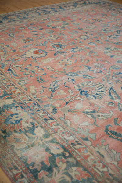 11x15.5 Vintage Distressed Mahal Carpet // ONH Item ee004290 Image 4