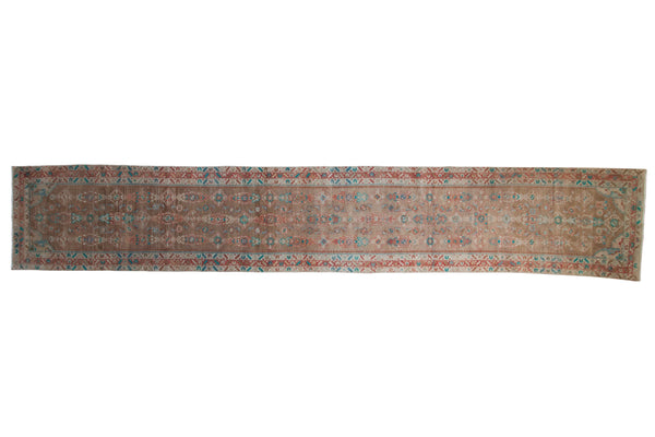 3x16 Vintage Distressed Fragment Hamadan Rug Runner // ONH Item ee004298