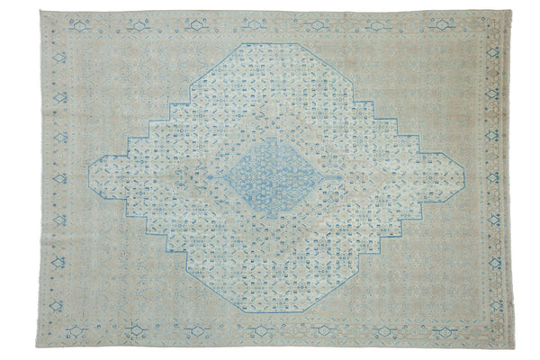 7x9.5 Vintage Distressed Birjand Carpet // ONH Item ee004299