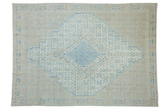 7x9.5 Vintage Distressed Birjand Carpet // ONH Item ee004299