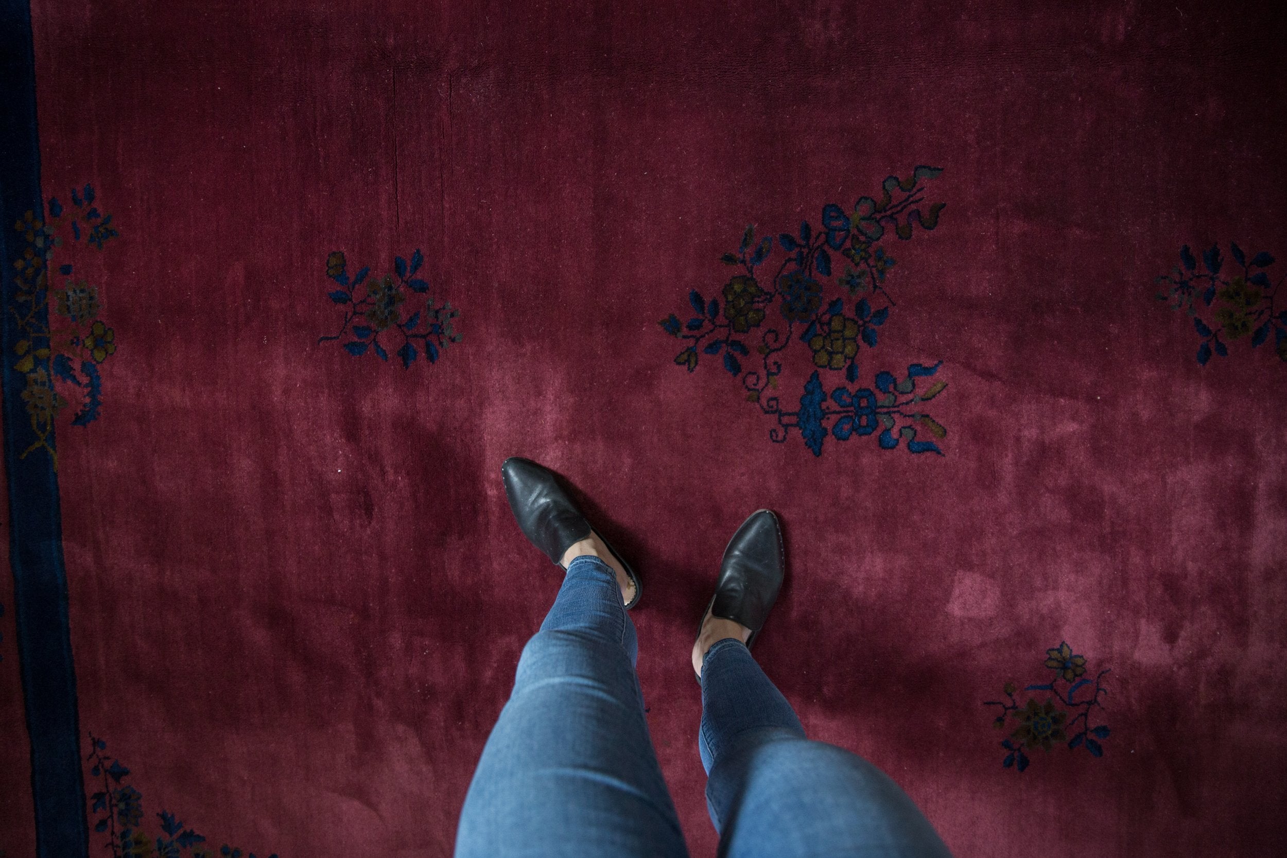 8x10 Vintage Nichols Art Deco Carpet // ONH Item ee004302 Image 1