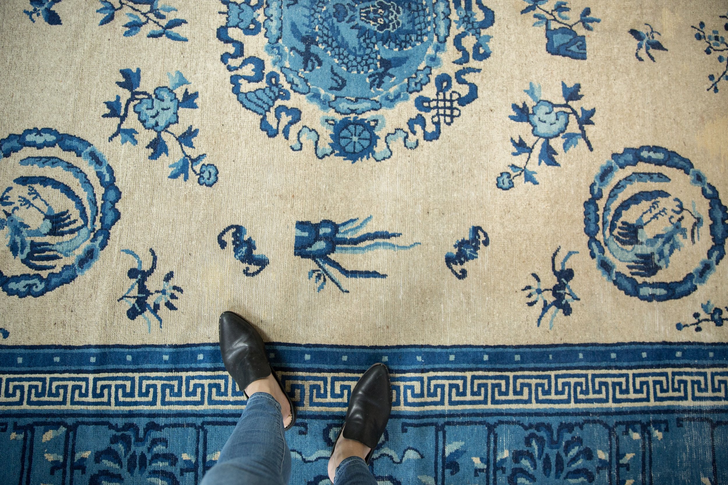 9x12 Antique Ningxia Carpet // ONH Item ee004303 Image 1