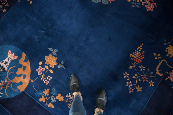 8x9.5 Vintage Nichols Art Deco Carpet // ONH Item ee004304 Image 1