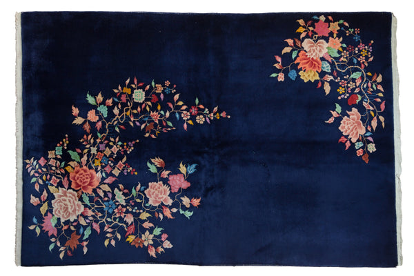 6x8.5 Vintage Art Deco Carpet // ONH Item ee004306