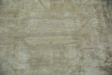 Antique distressed Peking carpet with wear exposing light neutral foundation.