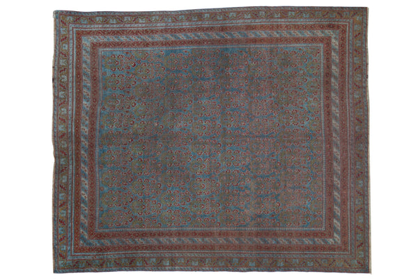 5.5x6.5 Vintage Fine Distressed Afshar Carpet // ONH Item ee004313
