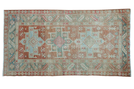 3x5.5 Vintage Distressed Karaja Rug // ONH Item ee004317