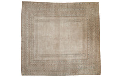 11x11.5 Vintage Distressed Afghan Square Carpet // ONH Item ee004318