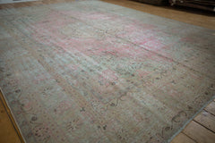 9.5x12.5 Vintage Distressed Meshed Carpet // ONH Item ee004321 Image 10