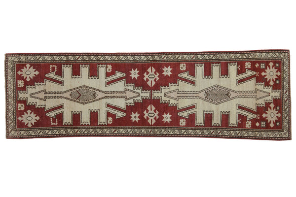 2.5x8 Vintage Distressed Oushak Rug Runner // ONH Item ee004338