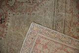 Kayseri carpet corner showcasing distressed pile texture and visible foundation weave.